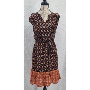 Dr2 geometrical cap sleeve dress Size XS Stitch Fix bohemian dainty feminine